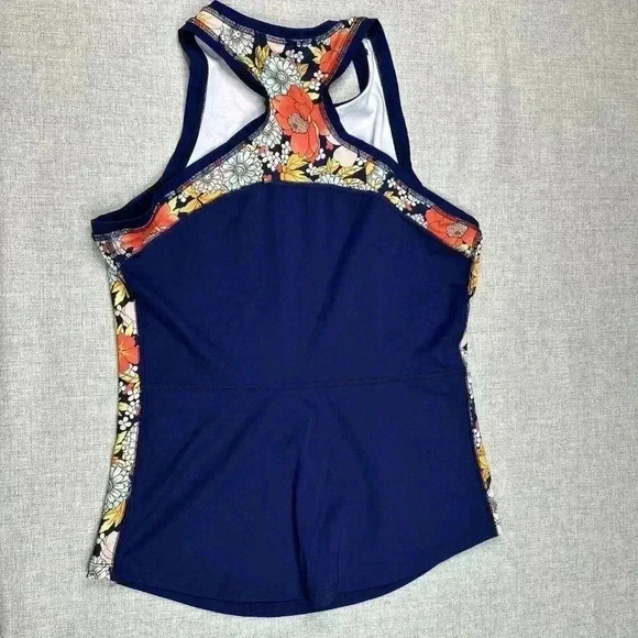 Erin Snow Athletic Tank Top Racer Back Floral - Picture 8 of 8
